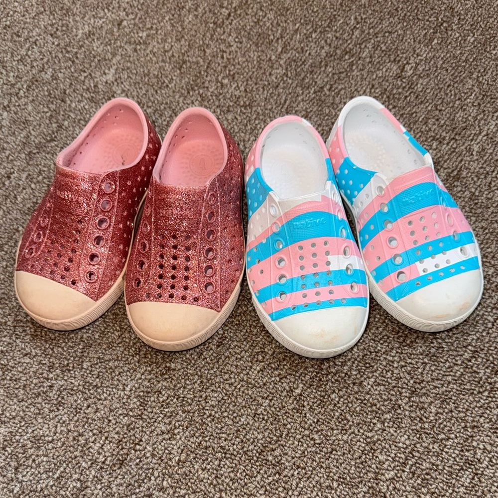 Native Toddler Waterproof Slip On Sneakers